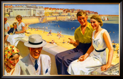 Bridlington, Lner Poster, 1938 by Septimus Scott Pricing Limited Edition Print image