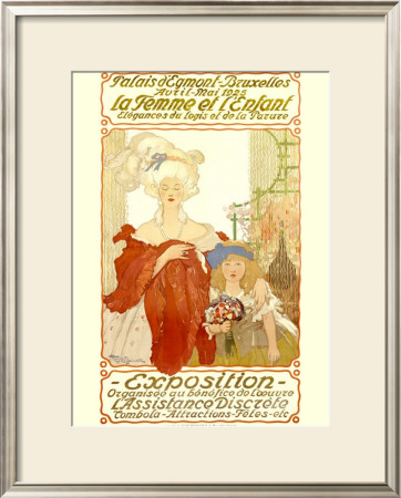 La Femme Et L'enfant Expo by Fernand Toussaint Pricing Limited Edition Print image