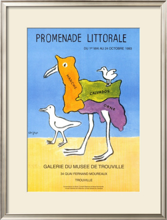 Promenade Littorale by Raymond Savignac Pricing Limited Edition Print image