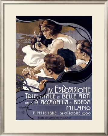 Iv Esposizione Triennale Di Belle Arti, Milano by Adolfo Hohenstein Pricing Limited Edition Print image