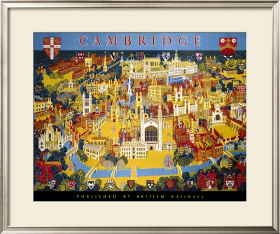 Cambridge, Br Poster, Circa 1950S by Kerry Lee Pricing Limited Edition Print image