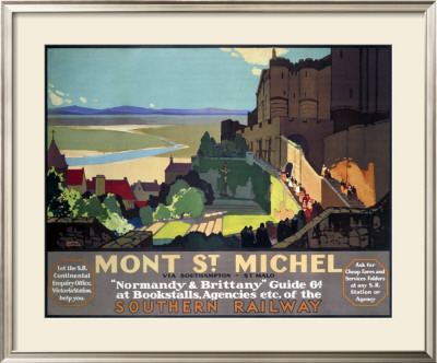 Mont St. Michel, Sr Poster, 1932 by Leonard Richmond Pricing Limited Edition Print image