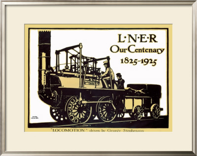 Our Centenary, 1825-1925, Lner Poster, 1925 by Terence Tenison Cuneo Pricing Limited Edition Print image
