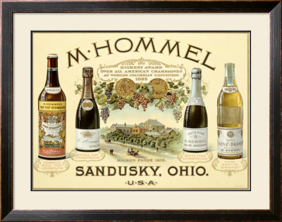 Hommel Champagne Vineyard by Jules Cheret Pricing Limited Edition Print image