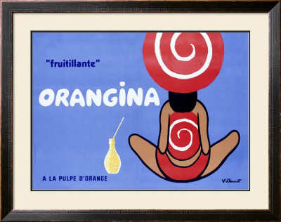 Orangina, Frutillante by Bernard Villemot Pricing Limited Edition Print image