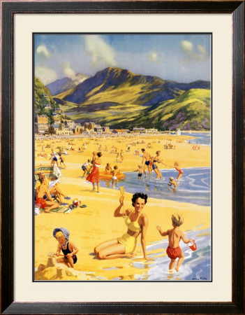 Barmouth, Br Poster, 1956 by Harry Riley Pricing Limited Edition Print image