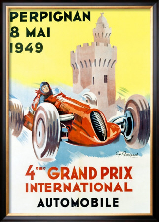 4Th Grand Prix, Perpignan, 1949 by G. Raspaut Pricing Limited Edition Print image