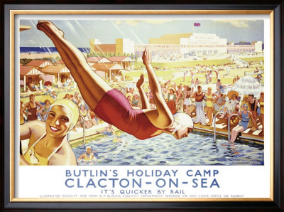 Clacton On Sea Butlins Holiday by Greenup Pricing Limited Edition Print image