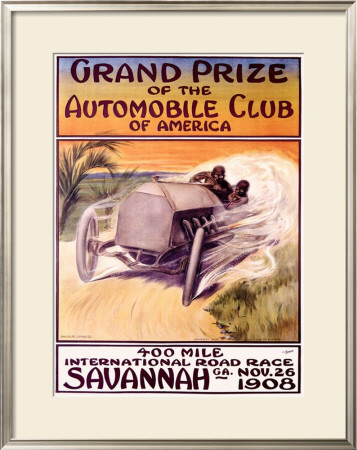 Automobile Club Of America, Savannah Race by Malcolm A. Strauss Pricing Limited Edition Print image