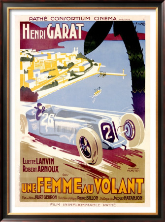 Une Femme Au Volant by Cachetto Pricing Limited Edition Print image