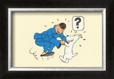 Snowy Has A Question by Hergé (Georges Rémi) Pricing Limited Edition Print image