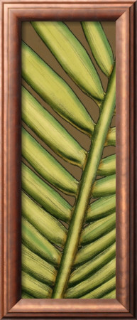 Graphic Palms On Khaki V by Jennifer Goldberger Pricing Limited Edition Print image