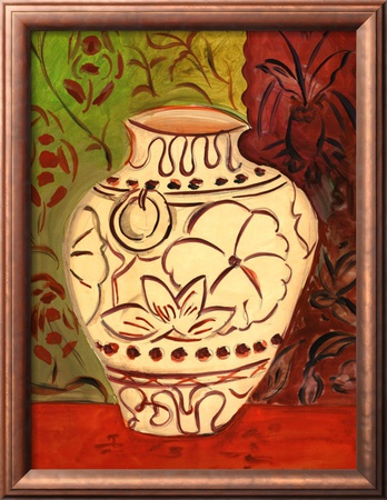 Lotus Pot I by Joyce Lieberman Pricing Limited Edition Print image