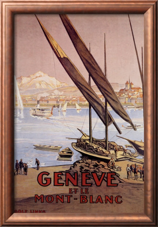 Geneve Et Le Mont-Blanc by Elzingre Pricing Limited Edition Print image