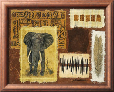 Hemingway On Safari, Elephant by Ann Walker Pricing Limited Edition Print image