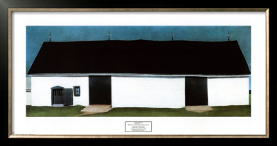White Canadian Barn No. 2, 1932 by Georgia O'keeffe Pricing Limited Edition Print image