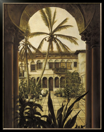 View To The Courtyard by David Parks Pricing Limited Edition Print image