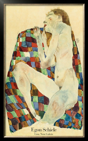 Woman Laying Nude by Egon Schiele Pricing Limited Edition Print image