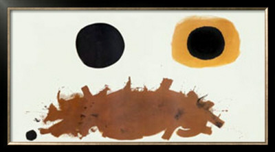 Ochre And Black, C.1962 by Adolph Gottlieb Pricing Limited Edition Print image