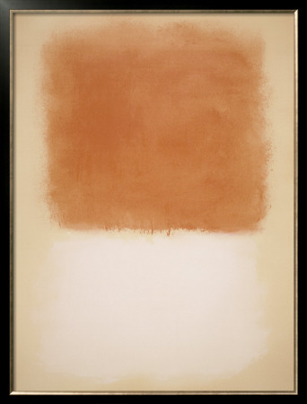 Untitled (Orange Over White) by Mark Rothko Pricing Limited Edition Print image
