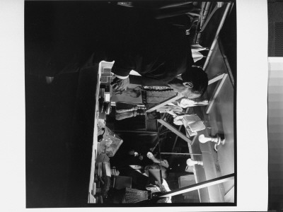 Comedian Joe E. Lewis In Dressing Room Preparing To Go On Stage At Copacabana Nightclub In Nyc by Gjon Mili Pricing Limited Edition Print image