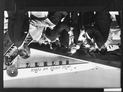 Robert D. Murphy, Talking With Press Before Boarding Air Force Plane For Lebanon During Crisis by Ed Clark Pricing Limited Edition Print image