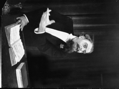 Actor Emlyn Williams In Wig And Beard As Charles Dickens While Performing In One Man Show by Alfred Eisenstaedt Pricing Limited Edition Print image