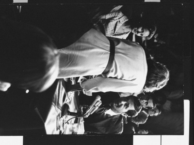 Jeb Stuart Magruder Speaking To Woman At Witness Table, During Watergate Hearings by Gjon Mili Pricing Limited Edition Print image