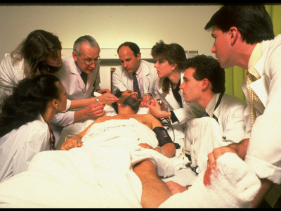 Medical Students Listening To Professor Dr. Richard Noback, University Of Missouri by Ted Thai Pricing Limited Edition Print image