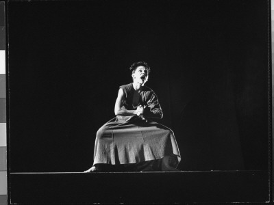 Comic Ballerina Iva Kitchell Doing Her Parody Of A Martha Graham Dance by Gjon Mili Pricing Limited Edition Print image