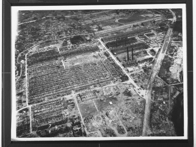 Factories Destroyed By The Devastation Of The Atomic Bomb Dropped On Nagasaki by George Silk Pricing Limited Edition Print image