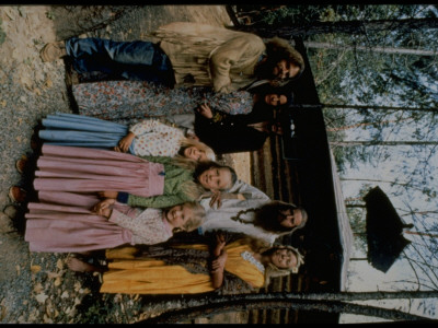 Group Portrait Of Commune Members At Family Of The Mystic Arts Commune by John Olson Pricing Limited Edition Print image