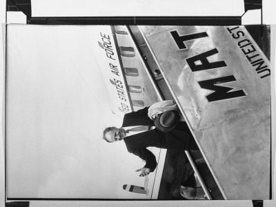 Robert D. Murphy Boarding Air Force Plane For Lebanon During Crisis by Ed Clark Pricing Limited Edition Print image