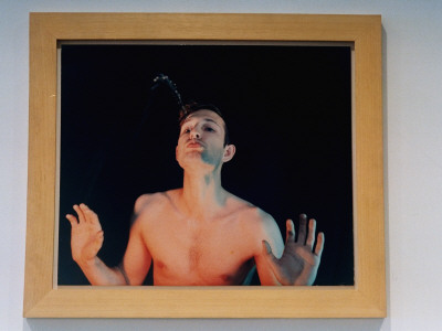 Bruce Nauman's Self Portrait As A Fountain, 1988 by Ted Thai Pricing Limited Edition Print image