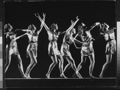 Multiple Exposure Of Actress Alexis Smith Dancing by Gjon Mili Pricing Limited Edition Print image