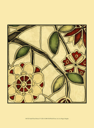 Floral Mosaic Iv by Megan Meagher Pricing Limited Edition Print image