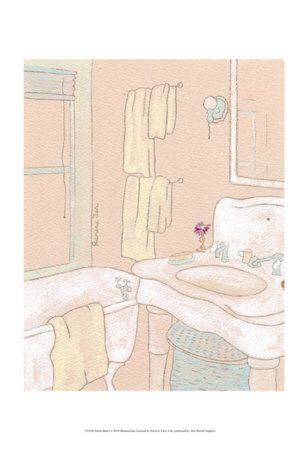 Pastel Bath I by Ramona Jan Pricing Limited Edition Print image