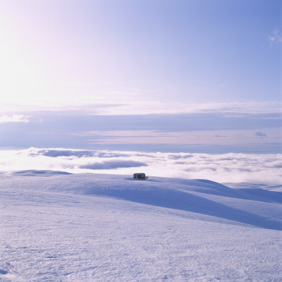 House On A Snow Covered Landscape by Torleif Svensson Pricing Limited Edition Print image