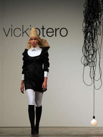 Vicki Otero At Buenos Aires Fashion Week 2009 by Emiliano Lasalvia Pricing Limited Edition Print image