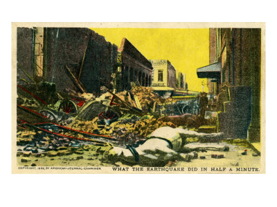 San Francisco Earthquake by Harold Copping Pricing Limited Edition Print image