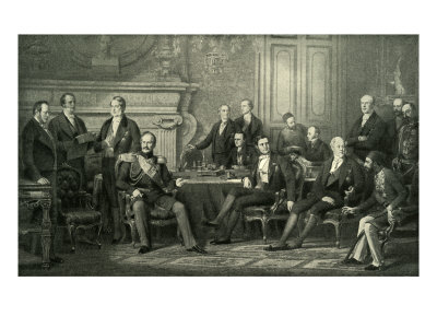 Congress Of Paris, 1856 by J. Mahoney Pricing Limited Edition Print image