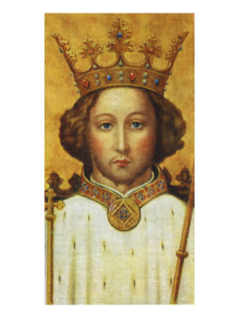 King Richard Ii Portrait (Reigned 1377 -1399) by Peter Oliver Pricing Limited Edition Print image