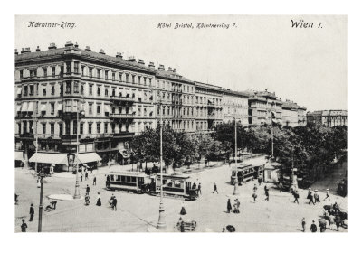 Hotel Bristol, Karntner Square, Vienna by Hugh Thomson Pricing Limited Edition Print image