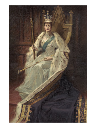 Queen Mary, Consort Of King George V In The Year Of Her Coronation 1910 by Cecil Alden Pricing Limited Edition Print image