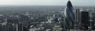 London Panorama Looking South East, London by Richard Bryant Pricing Limited Edition Print image