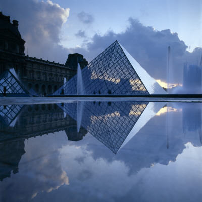 Pyramid At The Louvre, Paris, Architect: I, M, Pei by Joe Cornish Pricing Limited Edition Print image