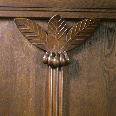 Sacred Heart Church, Prague, 1928-32, Detail Of Wood Carving, Architect: Josef Plecnik by Mark Fiennes Pricing Limited Edition Print image
