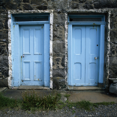 Doors In Scottish Village by Mark Fiennes Pricing Limited Edition Print image