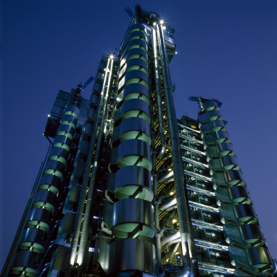Lloyds Building, London, Exterior At Night, Architect: Richard Rogers by Joe Cornish Pricing Limited Edition Print image