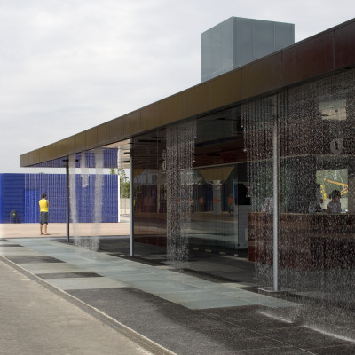 Digital Water Pavilion, Expo Zaragoza 2008, Zaragoza, Architect: Carlo Ratti Associati And Mit by G Jackson Pricing Limited Edition Print image